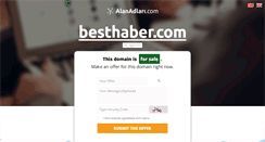 Desktop Screenshot of besthaber.com