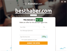 Tablet Screenshot of besthaber.com